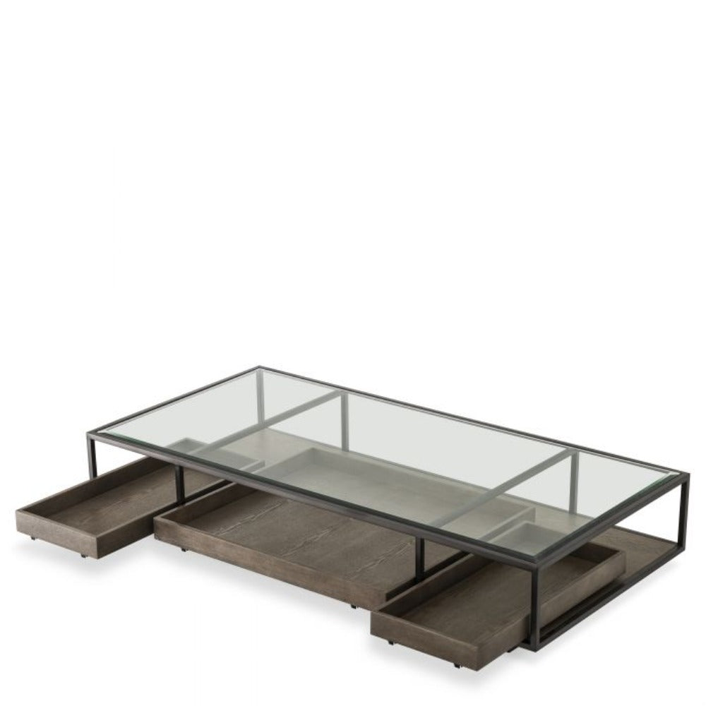 Roxton bronze coffee table by Eichholtz reduced price-Renaissance Design Studio