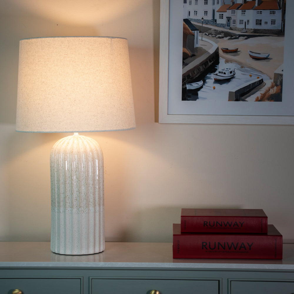Sadie Ceramic table Lamp-Renaissance Design Studio