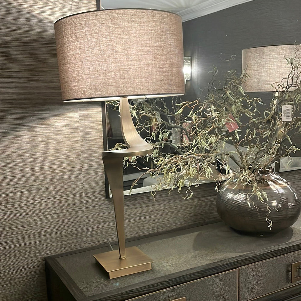 Sahara E Brass  Table Lamp reduced