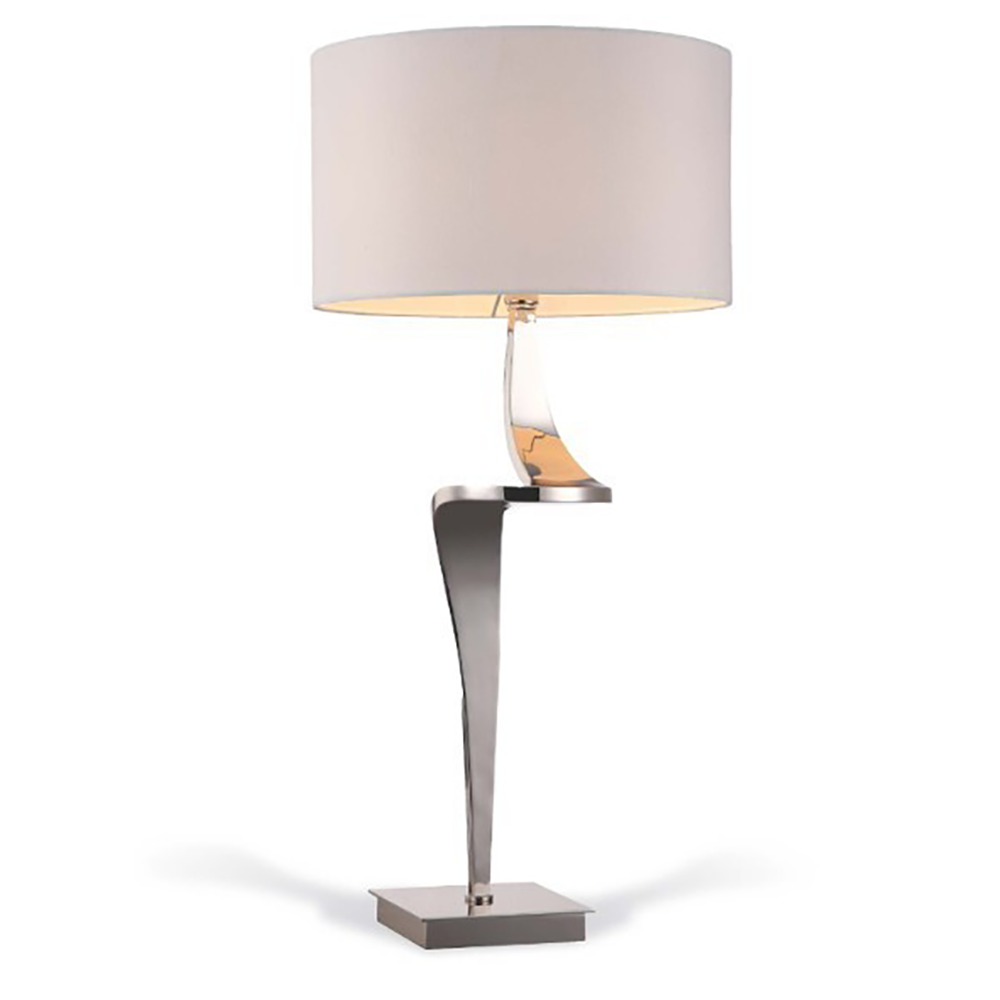 Sahara Enzo Nickel Table Lamp sale price-Renaissance Design Studio