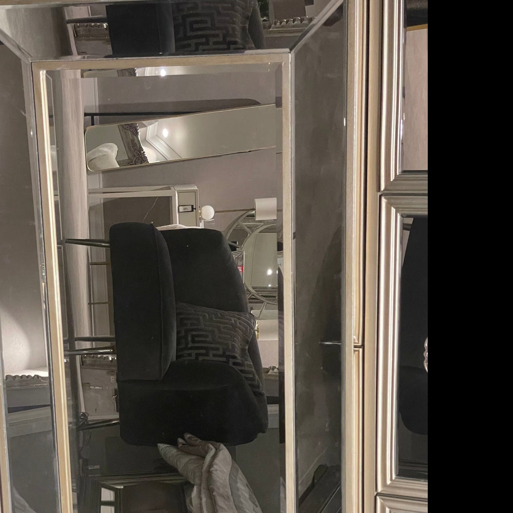 Sampson Rectangle large mirror champagne reduced to clear Last one Sold as seen