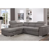 Sandra 2 corner suite multi function sofa with storage and pull out bed function-Renaissance Design Studio