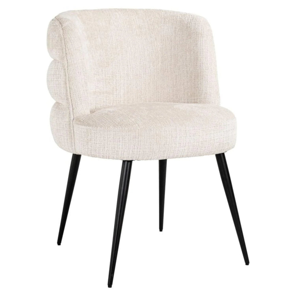 Sandra  luxury Dining Chair in Beige or Stone