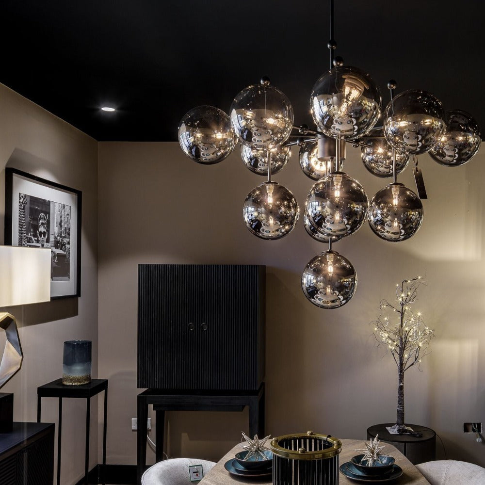 Stellar Pendant light with 13 globes-Lighting-Renaissance Design Studio
