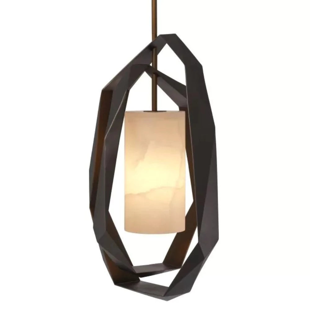 Santos Pendant Alabaster Fitting by Eichholtz-Renaissance Design Studio