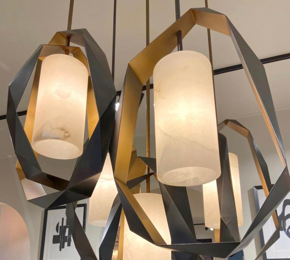 Santos Pendant Alabaster Fitting by Eichholtz-Renaissance Design Studio