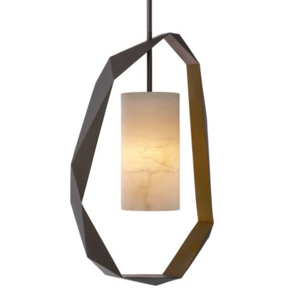 Santos pendant alabaster fitting by Eichholtz