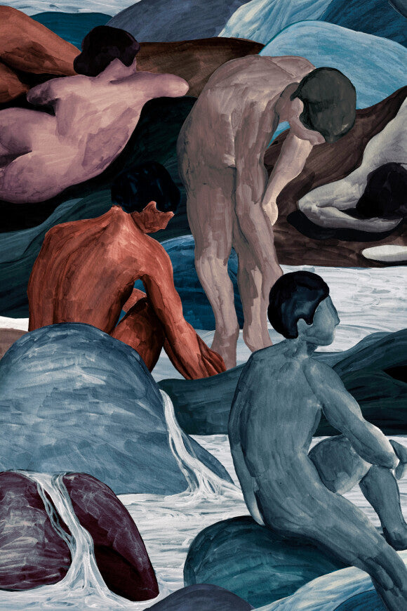 Saturnia Les Thermes specialist wallpaper by Arte-arte designer wallpaper-Renaissance Design Studio