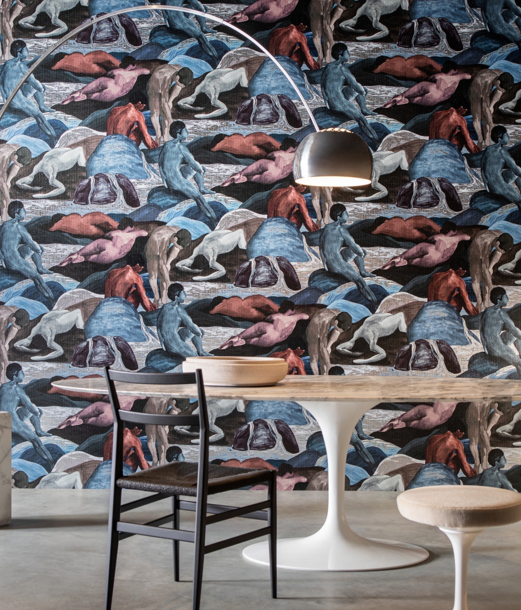 Saturnia Les Thermes specialist wallpaper by Arte-arte designer wallpaper-Renaissance Design Studio