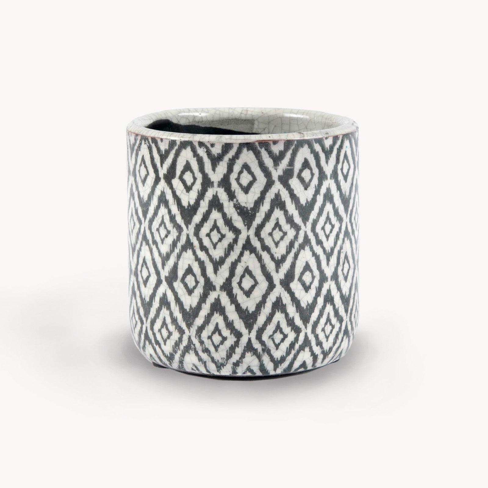 Seafront Black Botanical Pot-Renaissance Design Studio