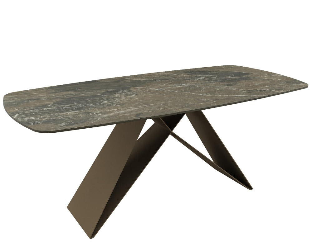 Selby ceramic large black Dining table 220 cm reduced-Renaissance Design Studio
