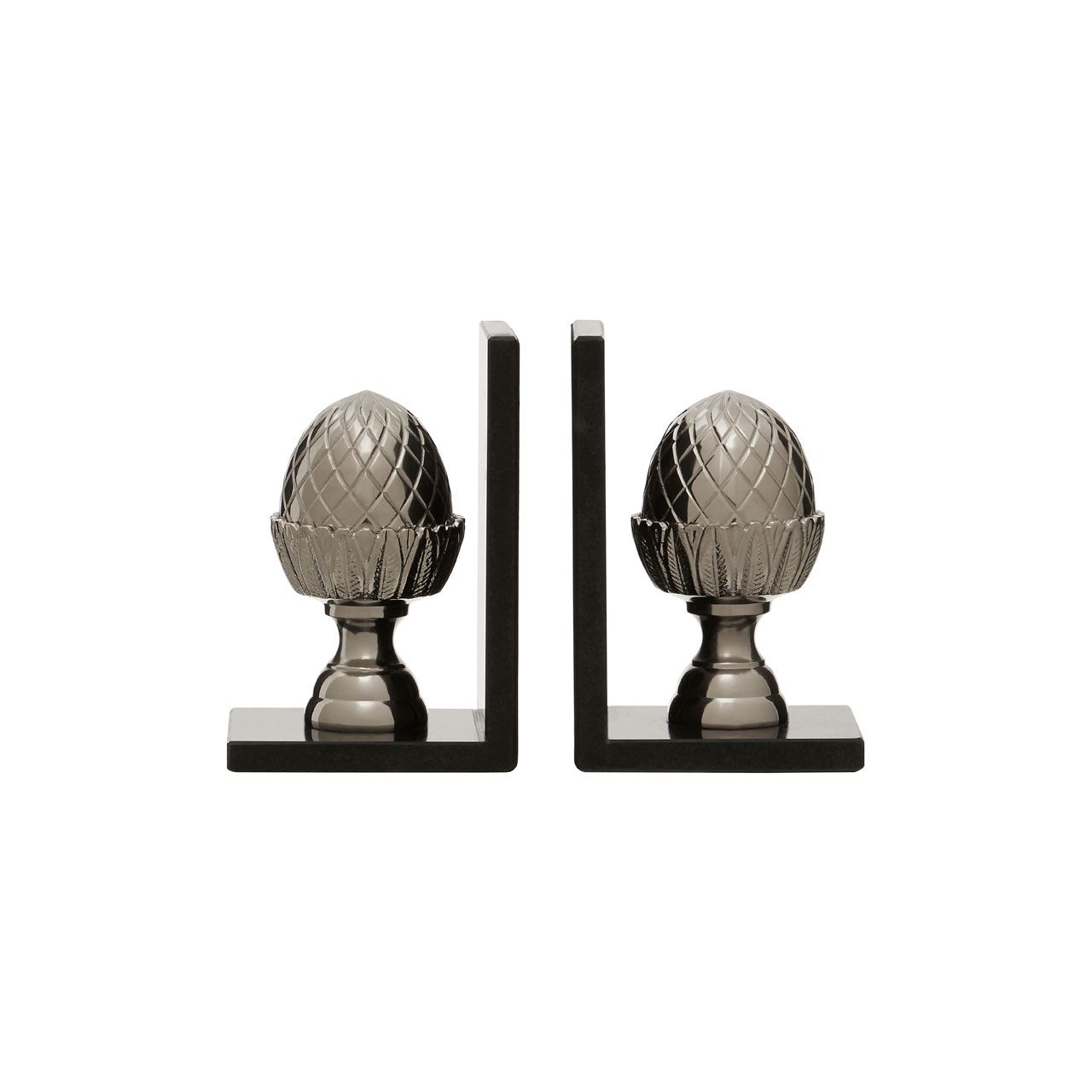 Set of 2 Acorn Bookends sculptures REDUCED-Accessories-Renaissance Design Studio