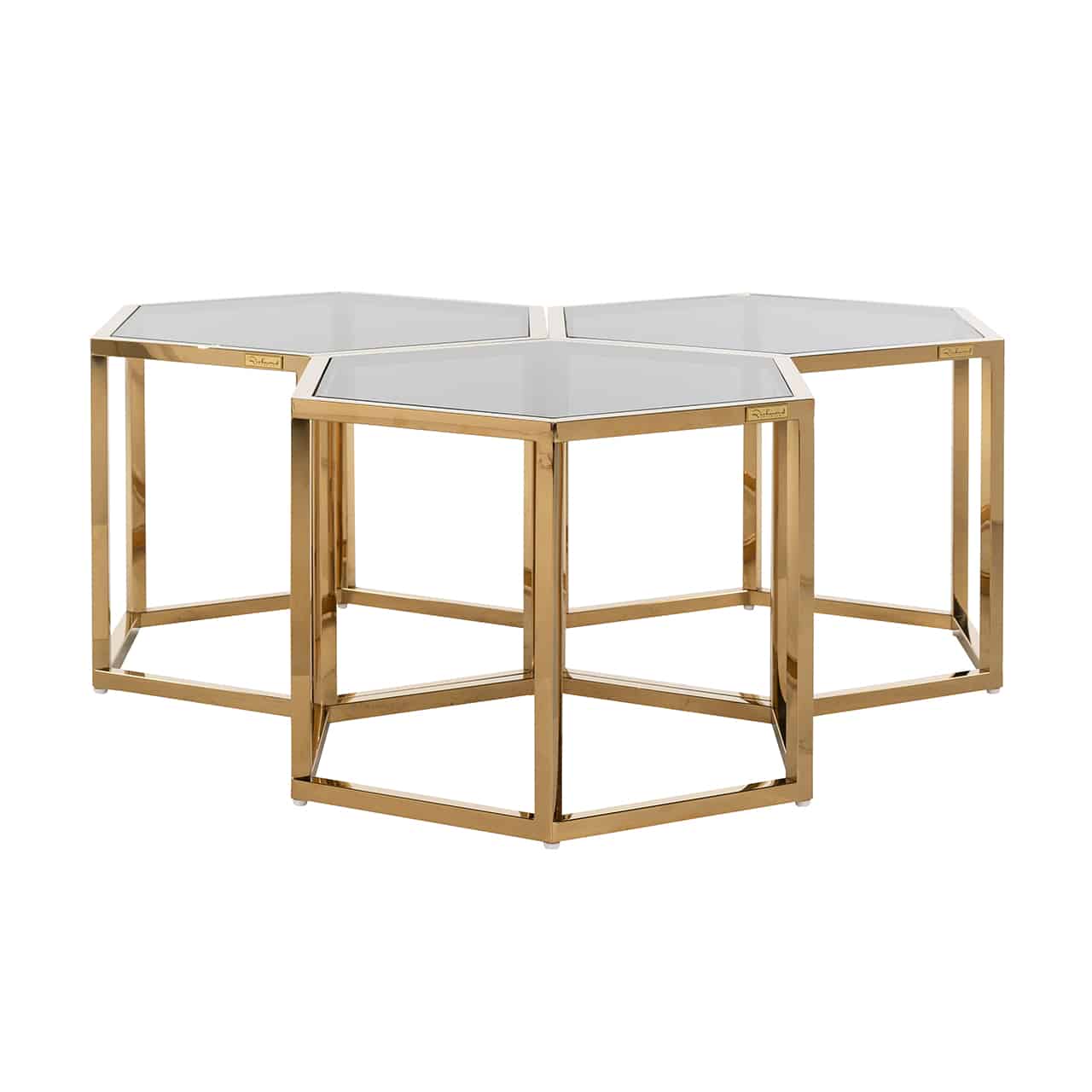 Set of 3 Penthouse coffee tables-Renaissance Design Studio