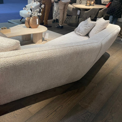 Shaped  sofa Armada in cream