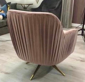 Sia blush pink swivel chair  REDUCED