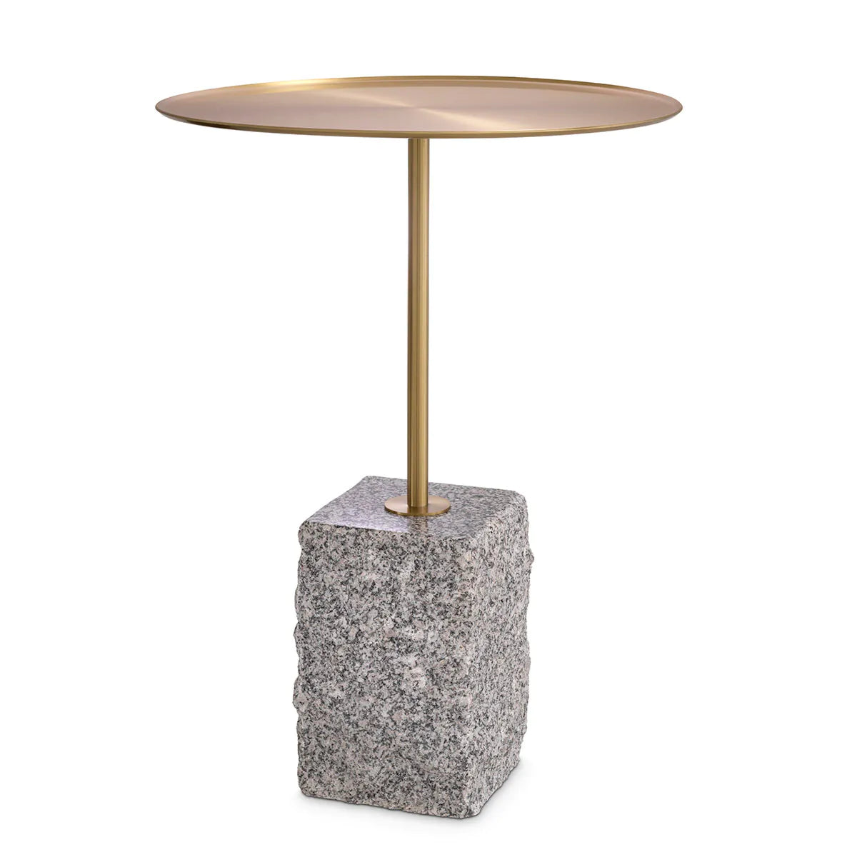 Side Table Cole Brushed brass finish by Eichholtz-side table-Renaissance Design Studio