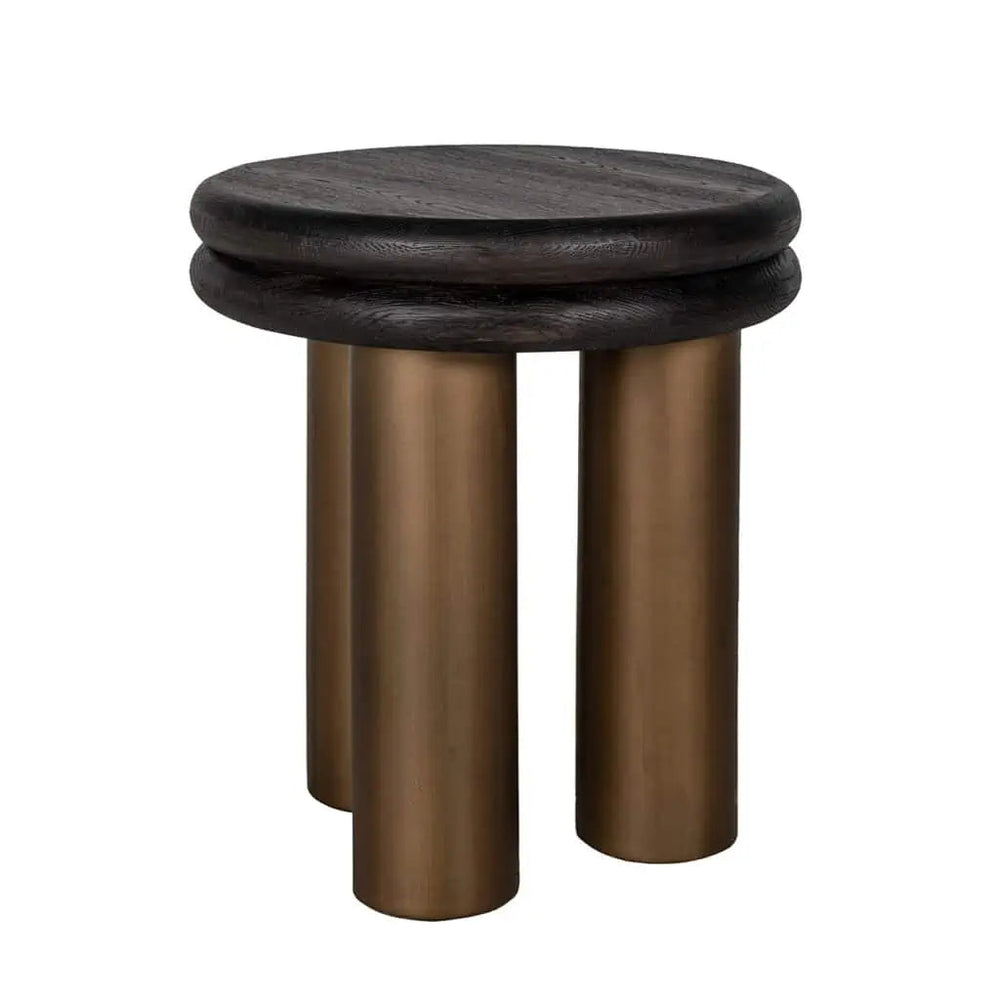 Side table Macaron Black rustic