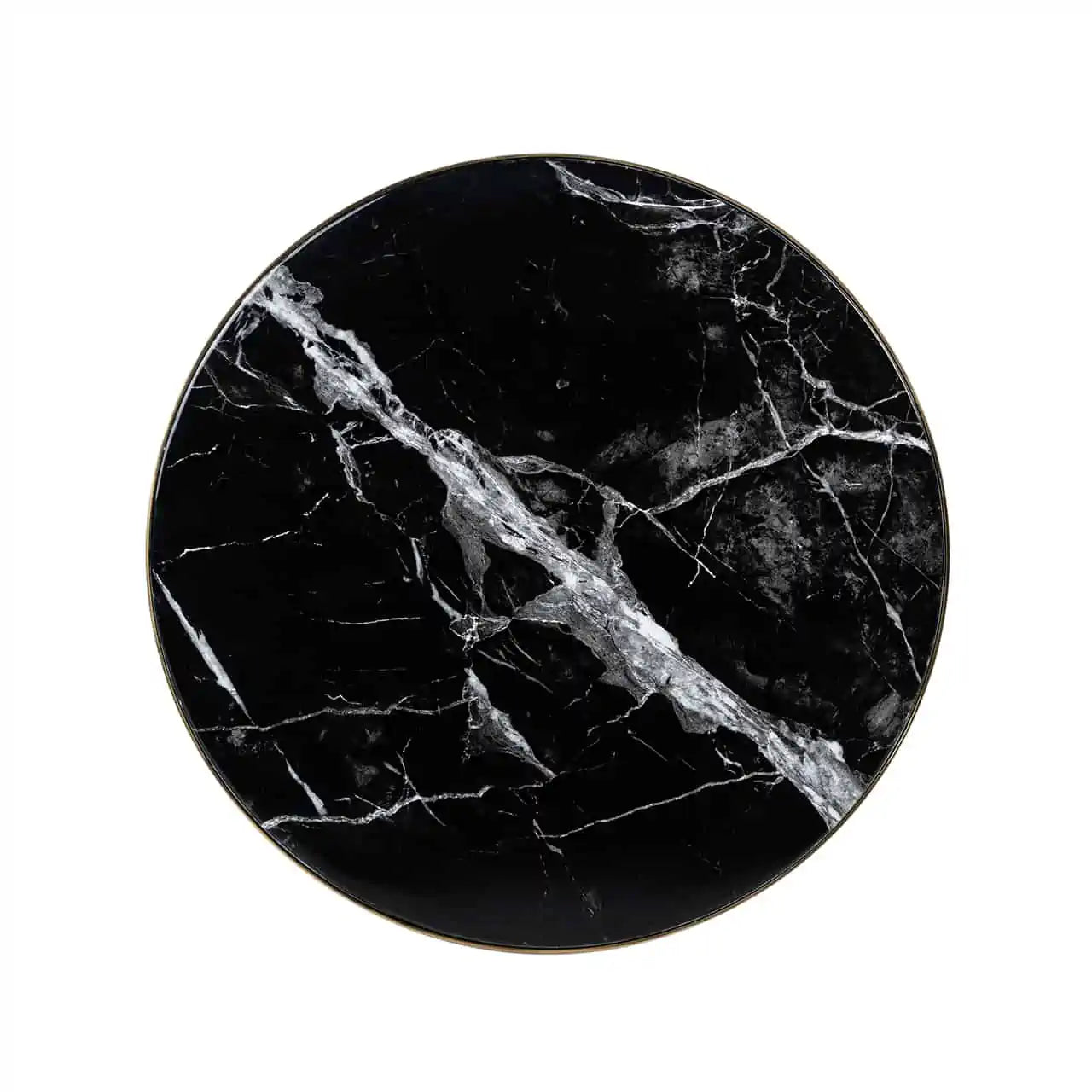 Side table Roca Brushed Gold-Renaissance Design Studio