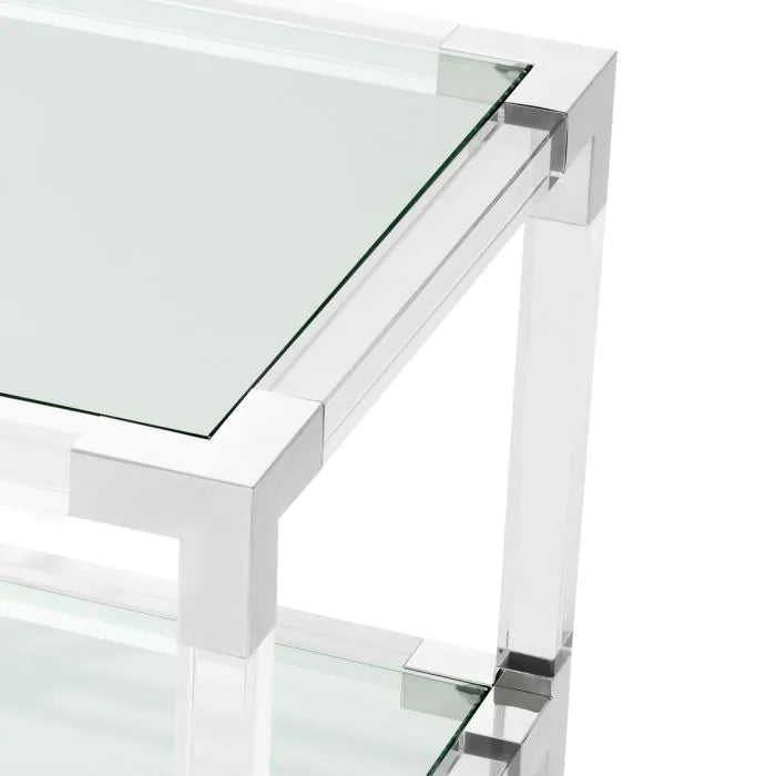 Side Table Royalton by Eichholtz in Silver-Renaissance Design Studio