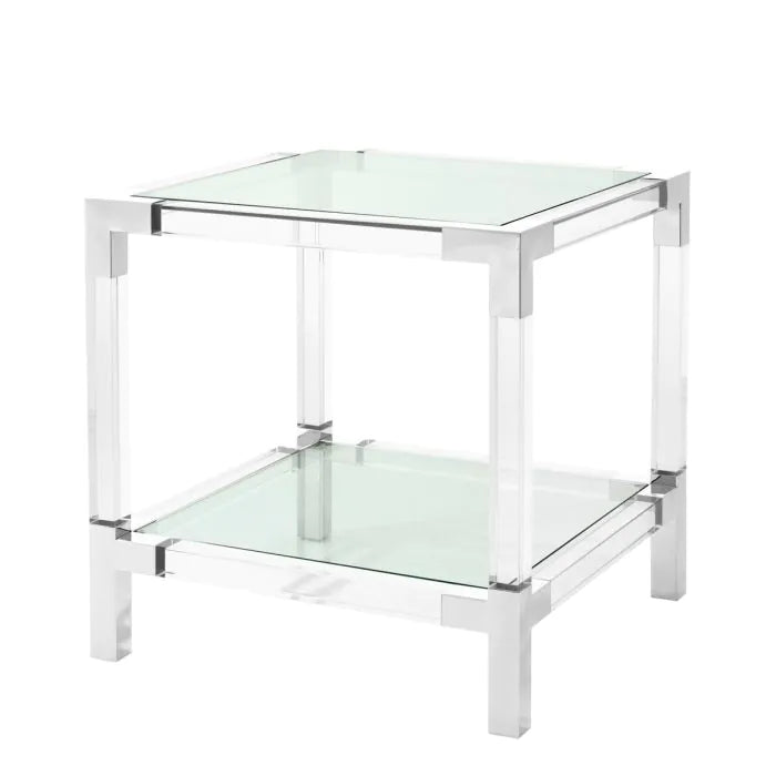 Side Table Royalton by Eichholtz in Silver-Side table-Renaissance Design Studio
