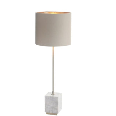 Sintia white marble table lamp