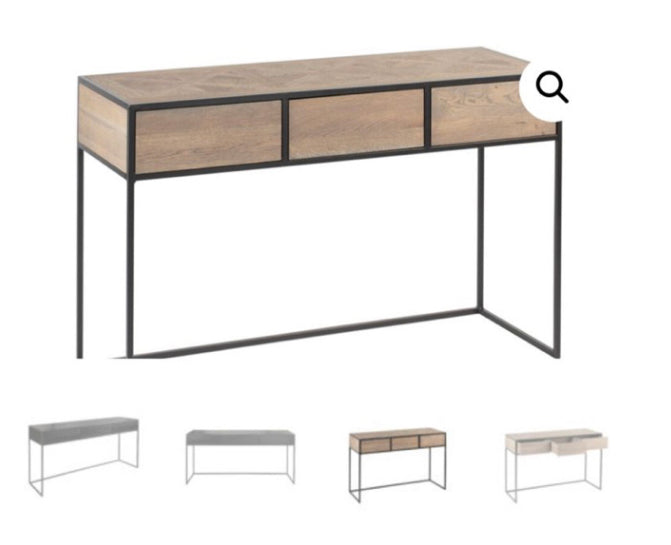 Skipper Bespoke console table with drawers POA-Renaissance Design Studio
