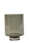 Smoked Glass Hurricane mouth blown €59.95-Renaissance Design Studio