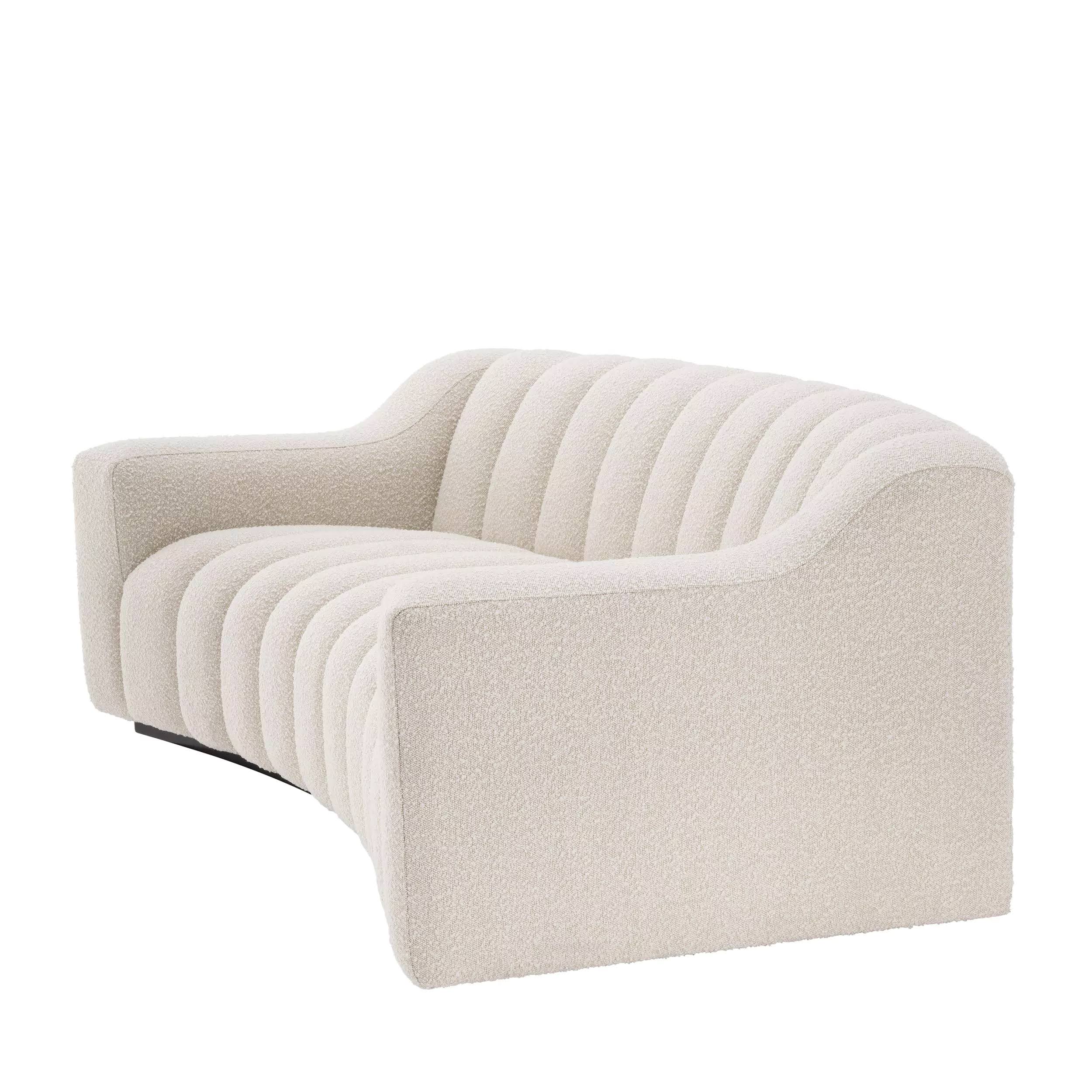 Sofa Kelly S in cream boucle by Eichholtz-Renaissance Design Studio