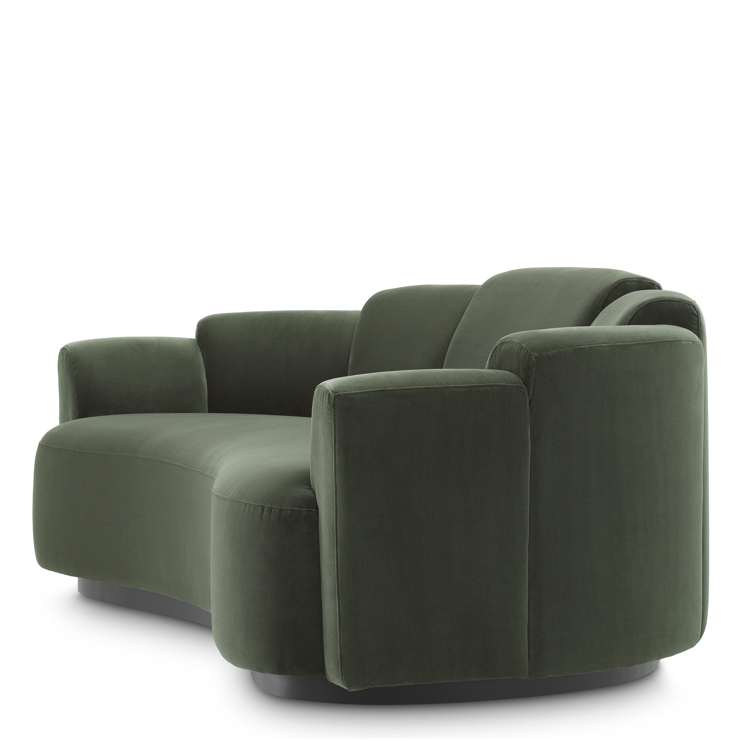 Sofa Marbella L Torrin green velvet by Eichholtz-Sofa-Renaissance Design Studio