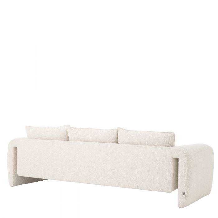 Sofa Tondo cream boucle by Eichholtz-Renaissance Design Studio