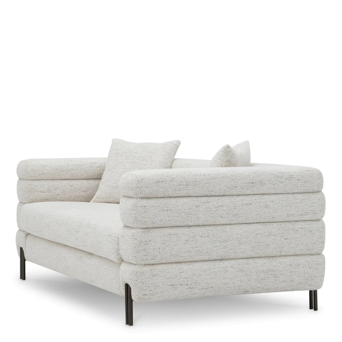 Sofa York S Seashell off-white bronze finish legs by Eichholtz-Renaissance Design Studio