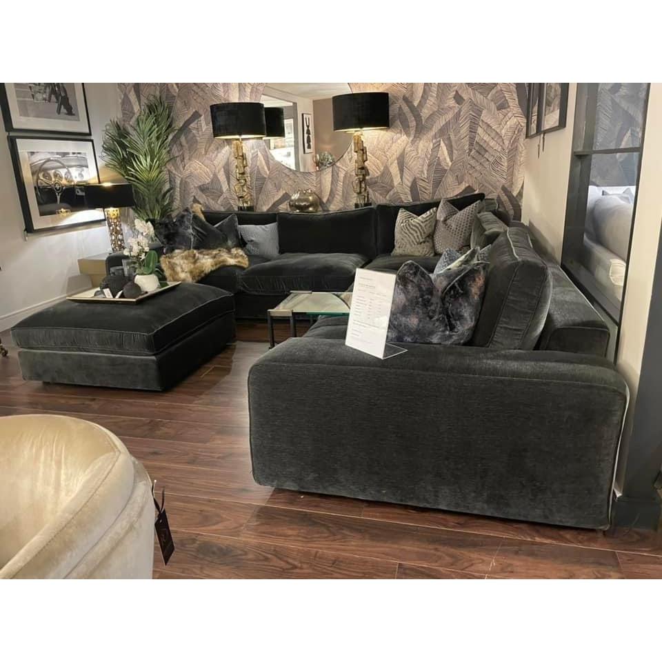 Solace oversized Cinema Sofa stock collection Kyra Indigo by Westbridge reduced-Sofa-Renaissance Design Studio