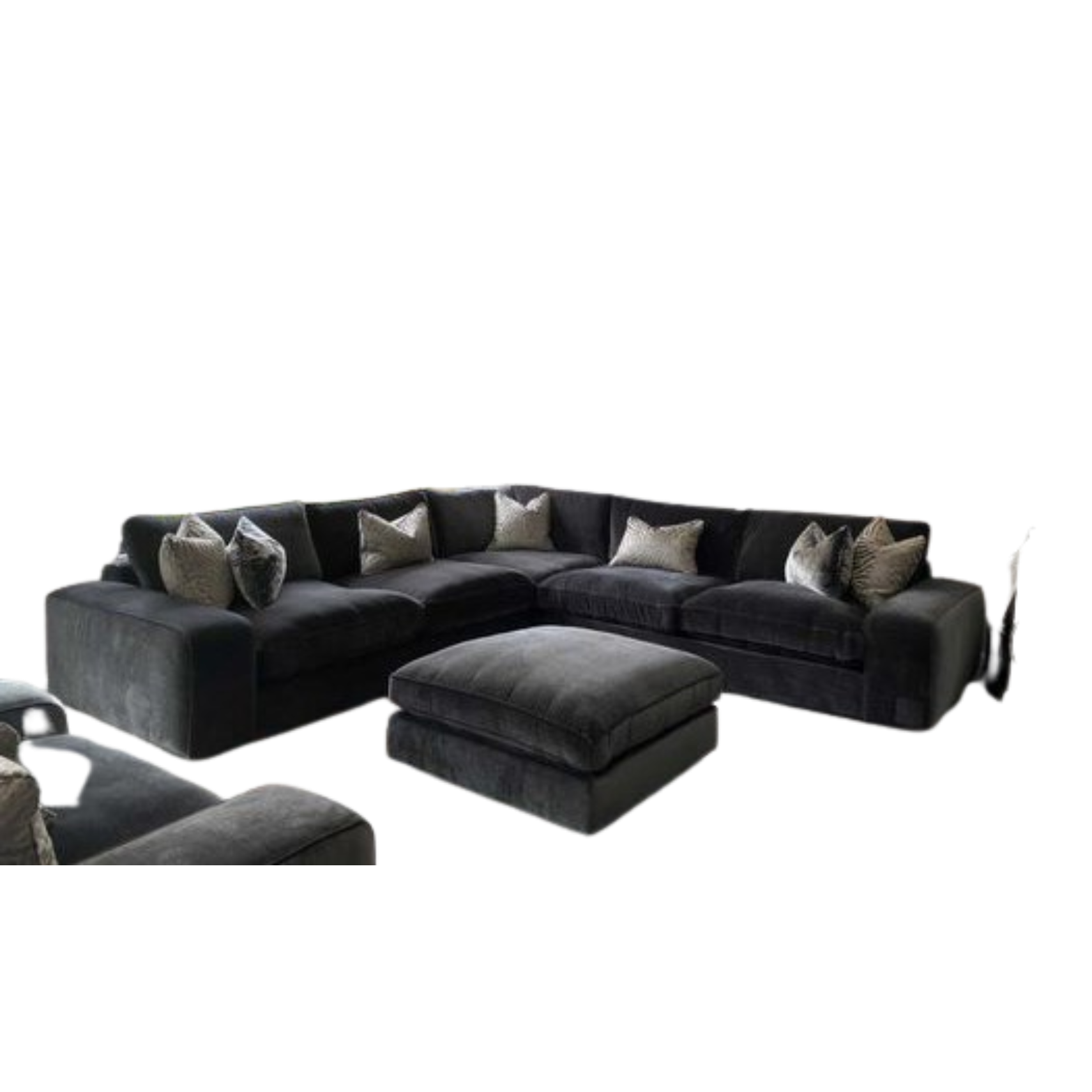 Solace oversized Cinema Sofa stock collection Kyra Indigo by Westbridge reduced-Sofa-Renaissance Design Studio
