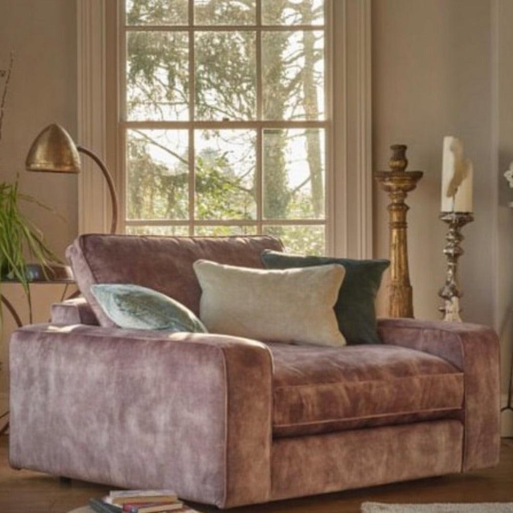 Solace oversized Cinema Sofa Kyra Indigo by Westbridge-Renaissance Design Studio