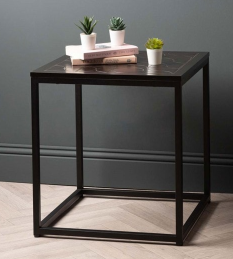 Sophia black end table special value REDUCED Limited stock-Renaissance Design Studio