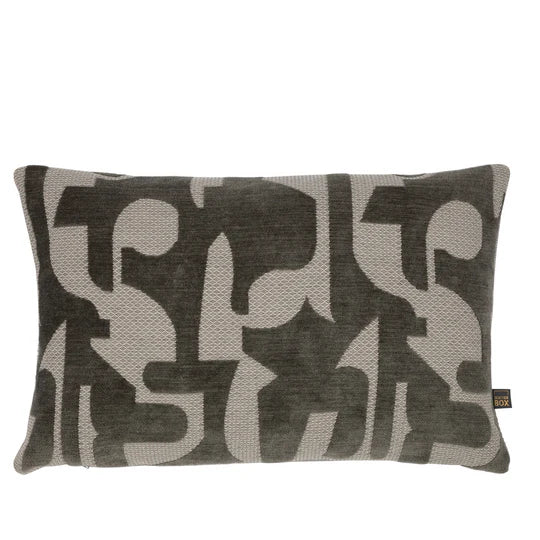 Soren Scatterbox Cushion with a sustainable fabric design