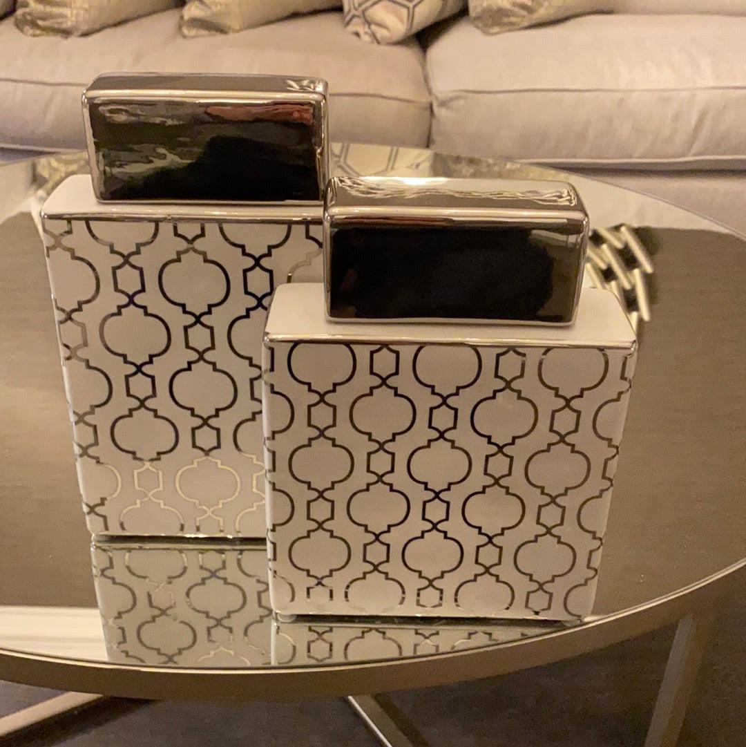 Square designed vase marrakech-Vase-Renaissance Design Studio