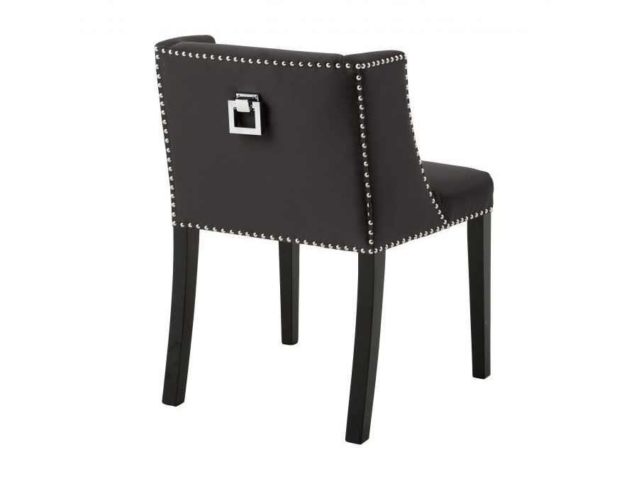 St James executive black dining chair by Eichholtz Ex-Display