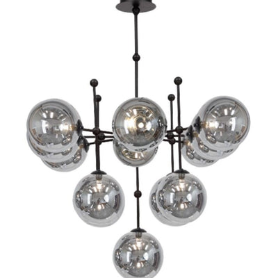 Stellar Pendant light with 13 globes