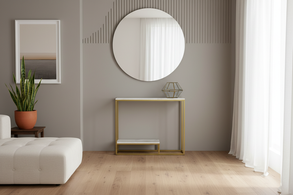 Susanne Gold & Cream Console Table Reduced Free delivery or collect and get a free €30 gift card-console table gold and cream-Renaissance Design Studio