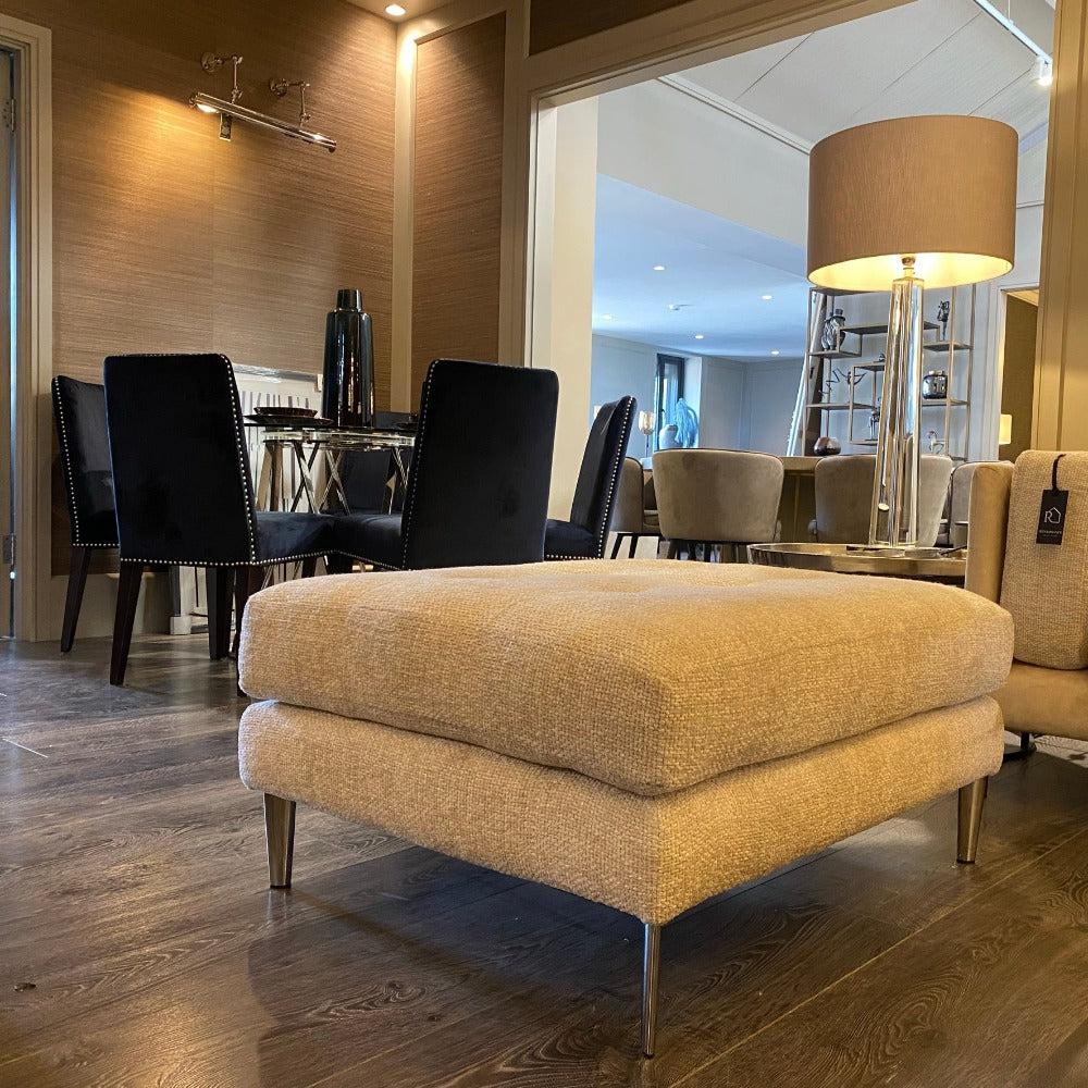 Sweeney Footstool Ottoman-Renaissance Design Studio