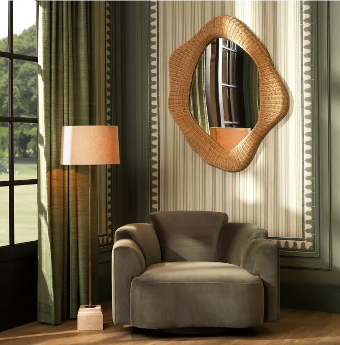 Swivel Chair Marbella by Eichholtz-Renaissance Design Studio