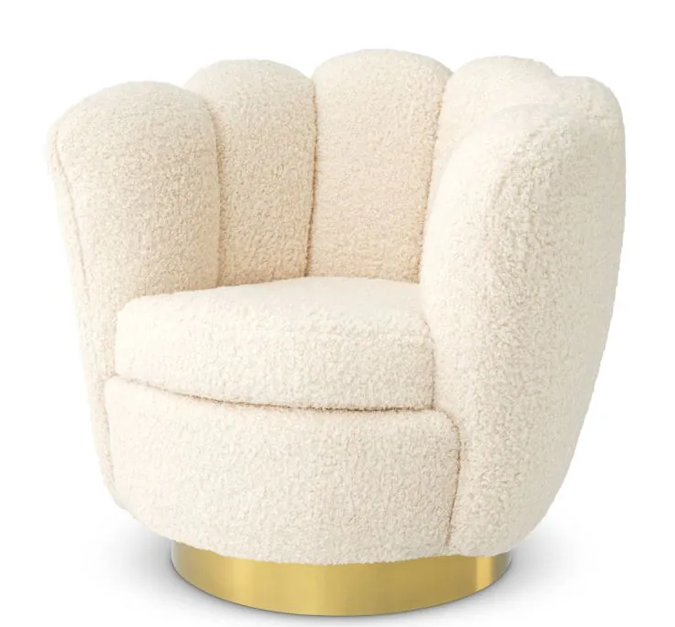 Swivel Chair Mirage - By Eichholtz-accent chair-Renaissance Design Studio