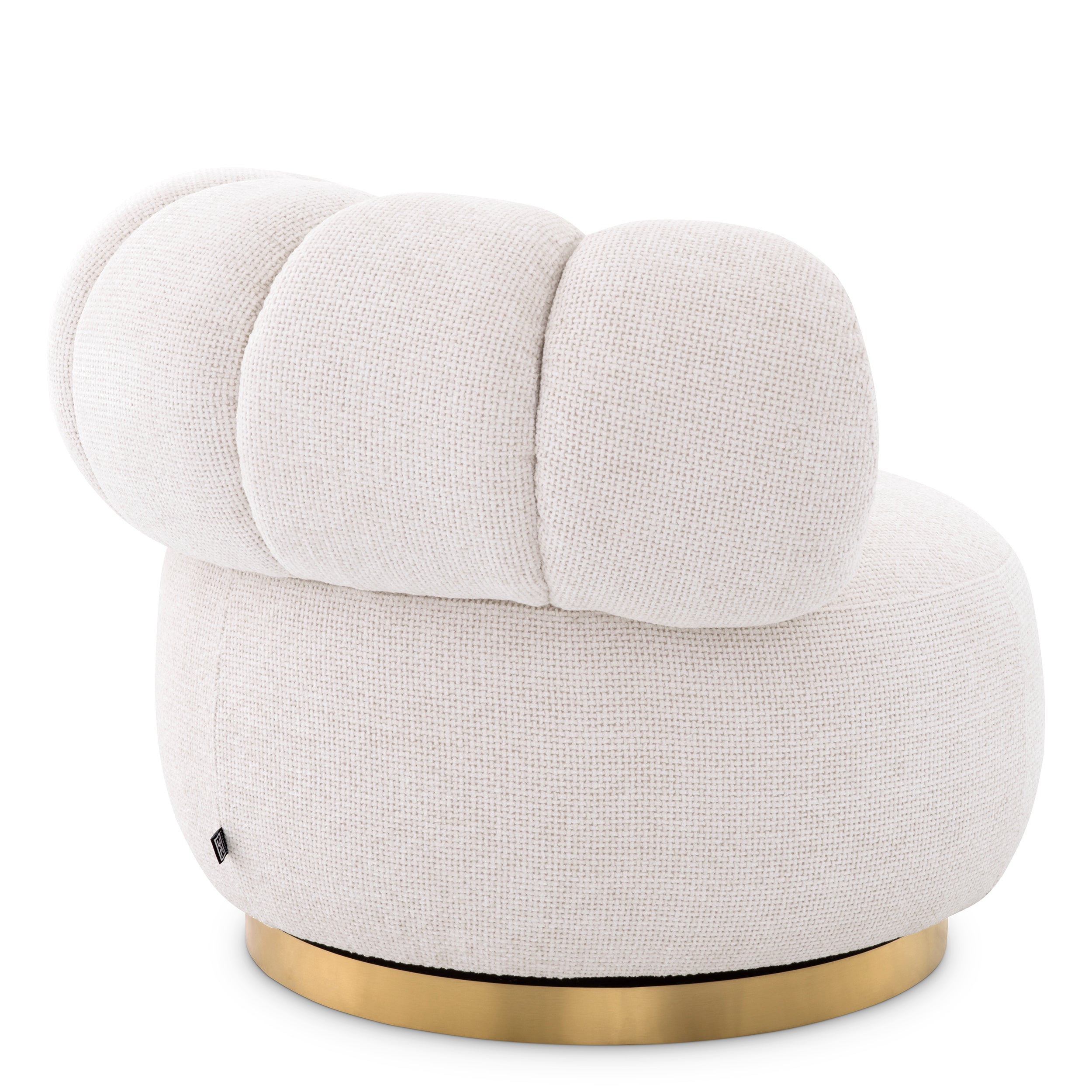 Swivel Chair Phedra by Eichholtz in Lyssa Off White-Renaissance Design Studio