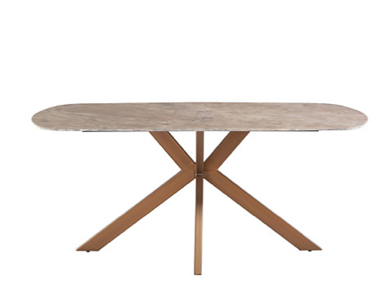 Sylvie Stylish marble dining table-Renaissance Design Studio