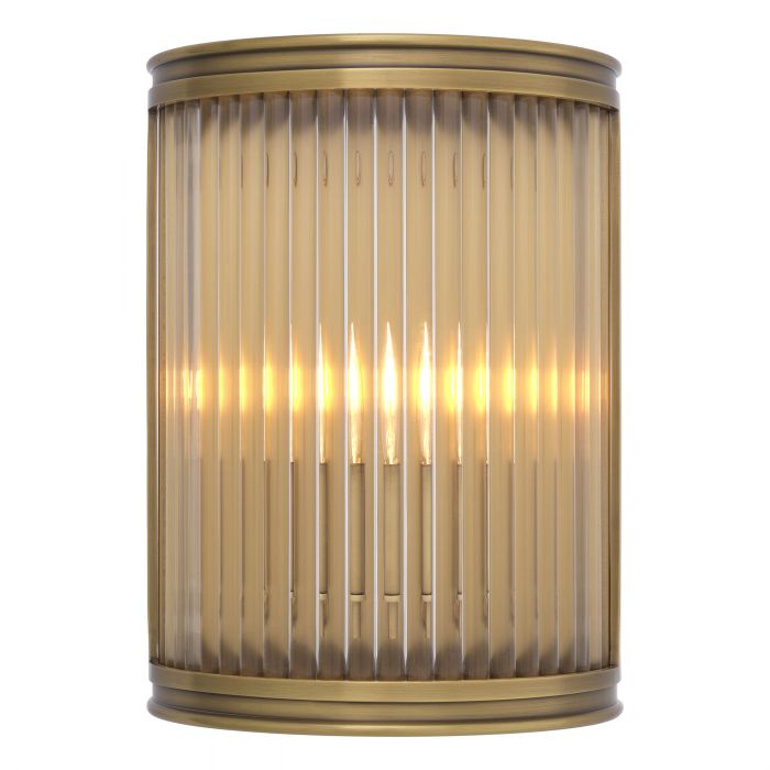 Table lamp Alice Art Deco antique brass by Eichholtz-Renaissance Design Studio