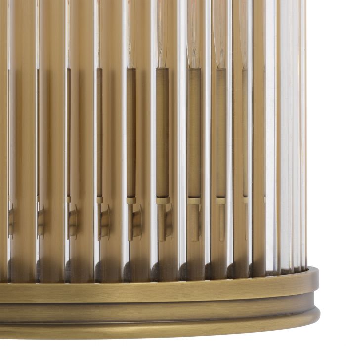 Table lamp Alice Art Deco antique brass by Eichholtz-Renaissance Design Studio