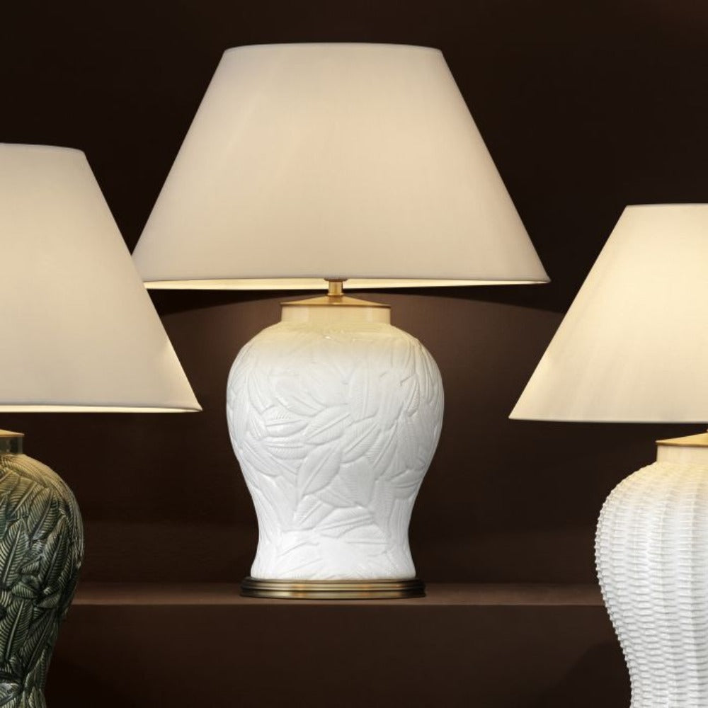 Table lamp Cyprus white ceramic by Eichholtz