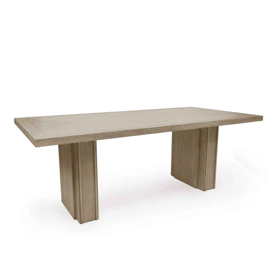 Tamley Rectangle oak Dining table and set of 6 Sammy Fargo Dining Chairs-Renaissance Design Studio