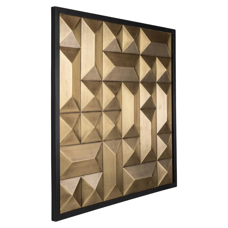 Tetrad gold Wall Art-Renaissance Design Studio